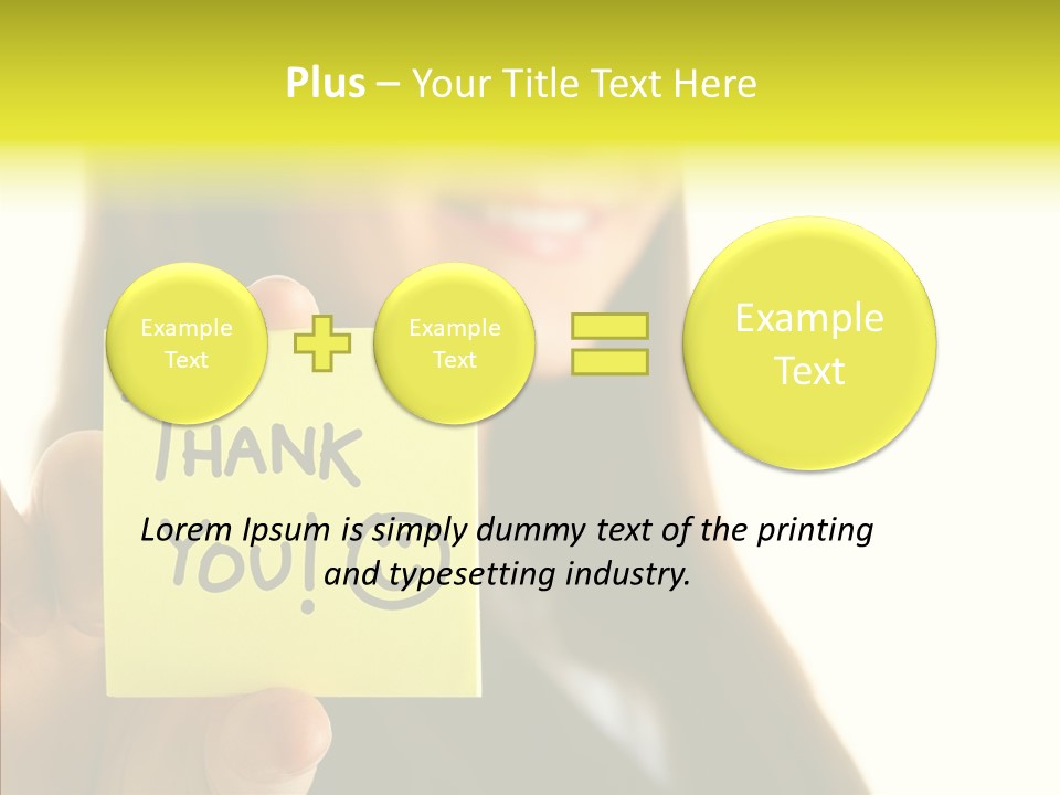 Thankful Thank Customer PowerPoint Template