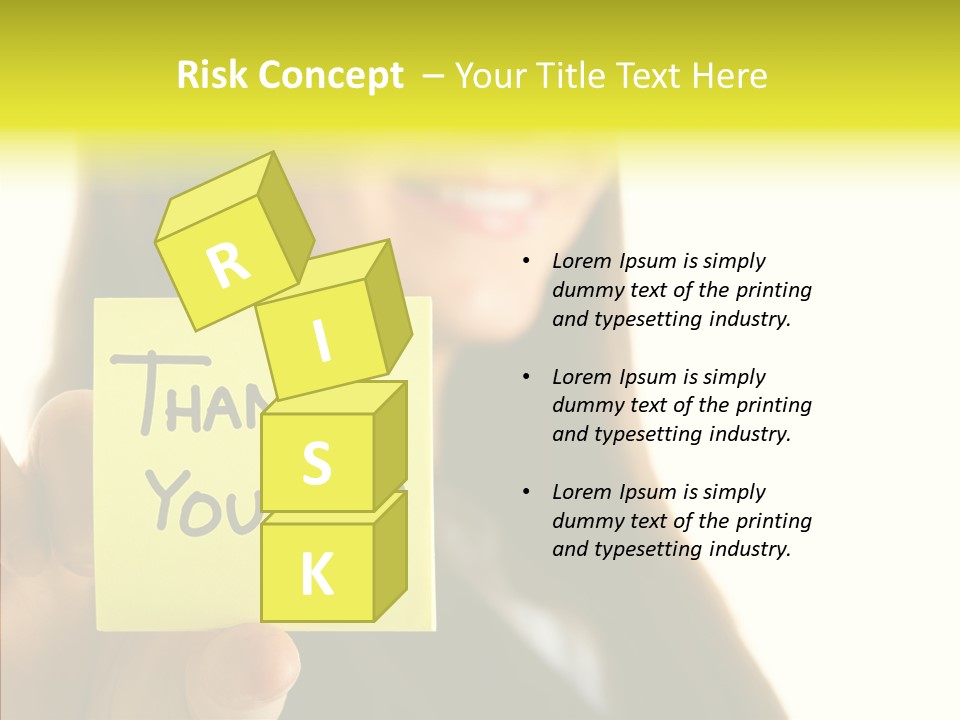 Thankful Thank Customer PowerPoint Template