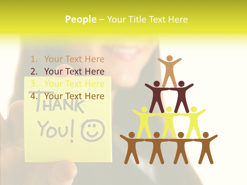 Thankful Thank Customer PowerPoint Template