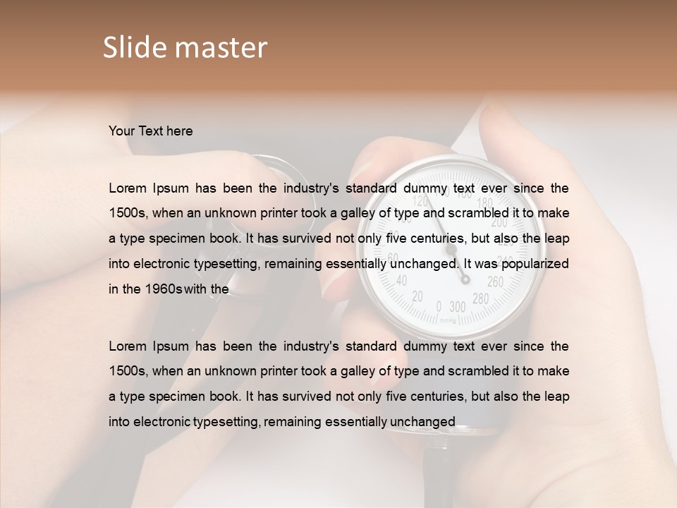 Healthy Staff Healthcare PowerPoint Template