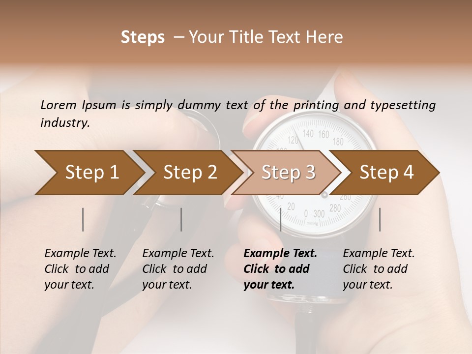 Healthy Staff Healthcare PowerPoint Template