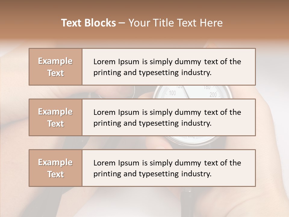 Healthy Staff Healthcare PowerPoint Template