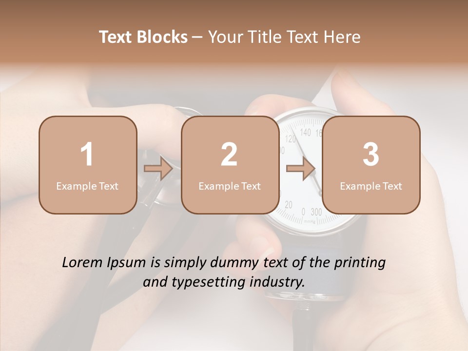 Healthy Staff Healthcare PowerPoint Template