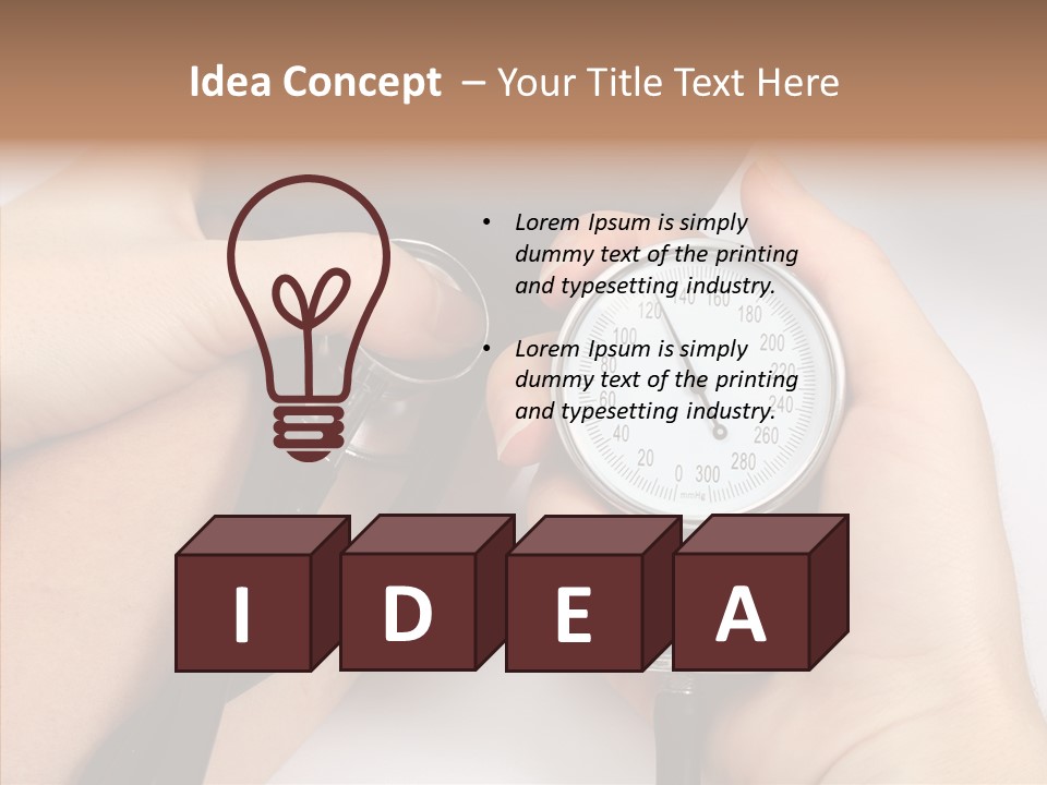 Healthy Staff Healthcare PowerPoint Template