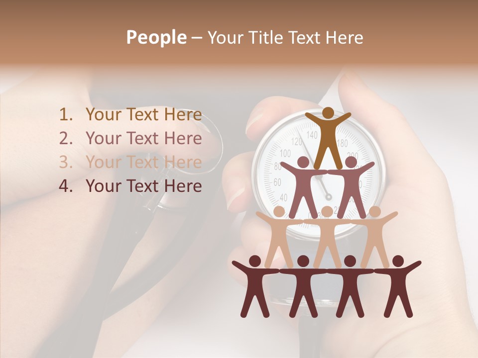 Healthy Staff Healthcare PowerPoint Template