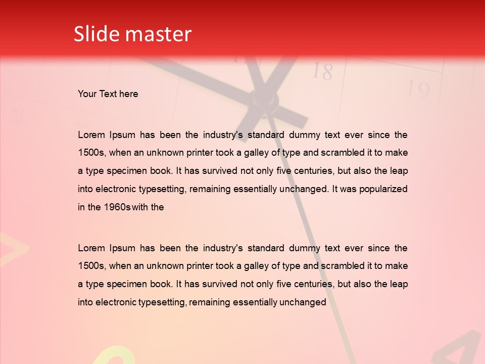 Holiday Meeting Face PowerPoint Template