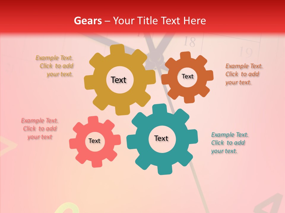 Holiday Meeting Face PowerPoint Template