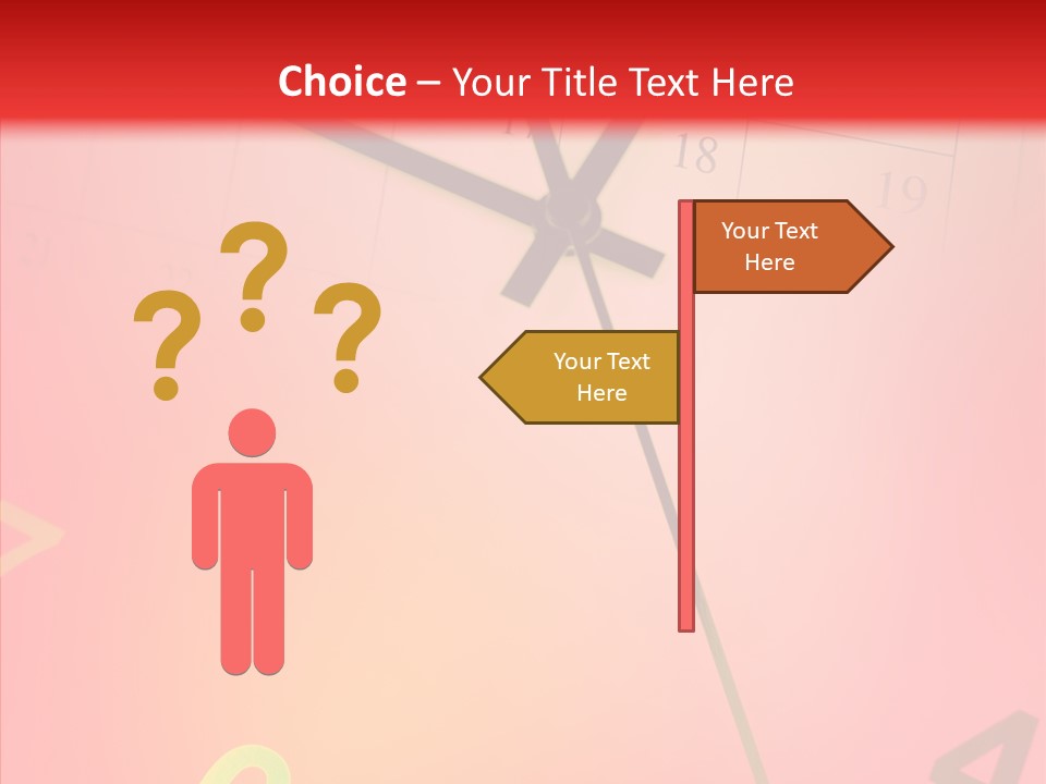 Holiday Meeting Face PowerPoint Template