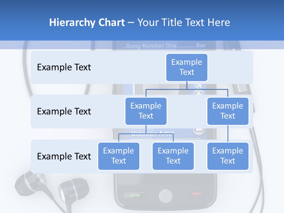 Earphone Nobody Audio PowerPoint Template