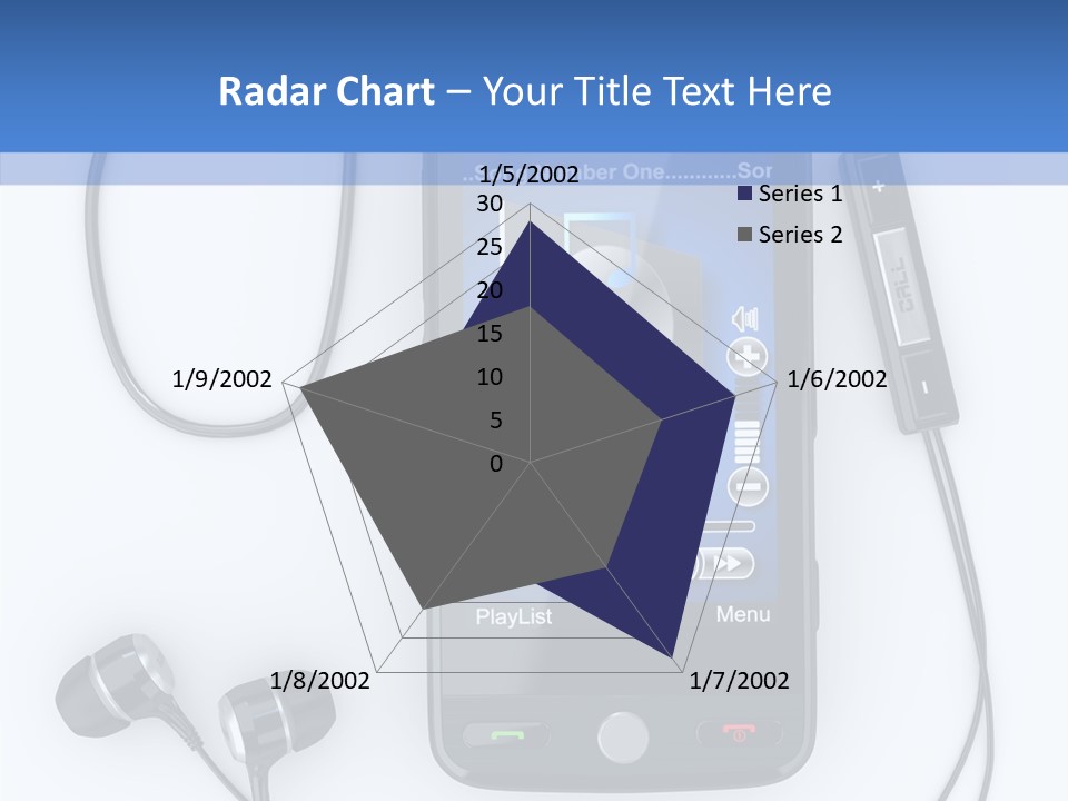 Earphone Nobody Audio PowerPoint Template