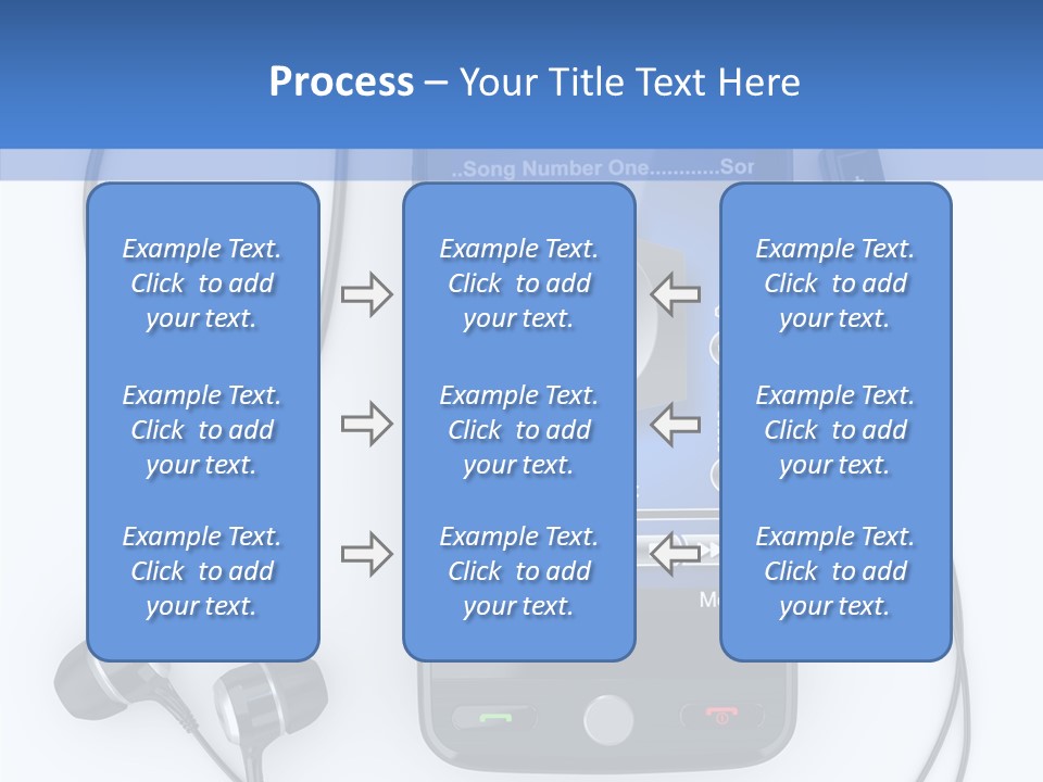 Earphone Nobody Audio PowerPoint Template