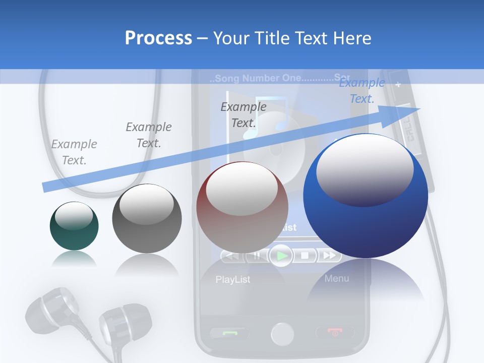 Earphone Nobody Audio PowerPoint Template