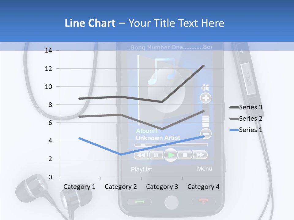 Earphone Nobody Audio PowerPoint Template