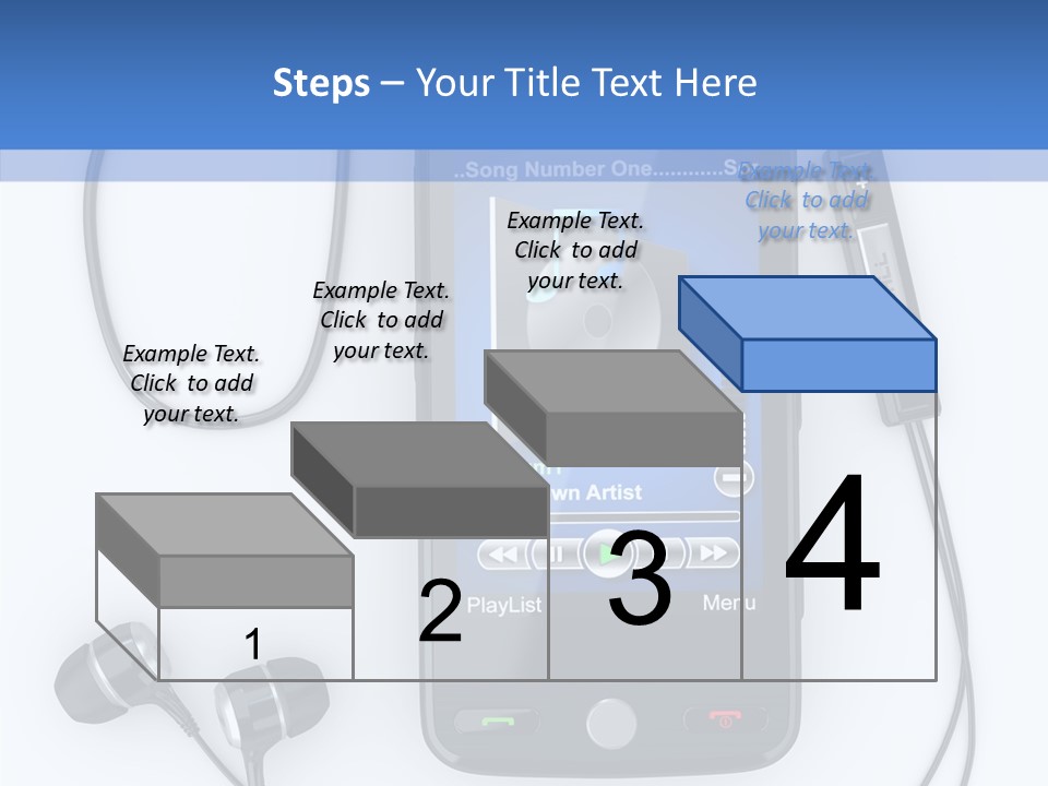 Earphone Nobody Audio PowerPoint Template