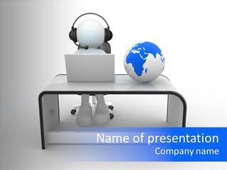 Conference Cooperation Company PowerPoint Template