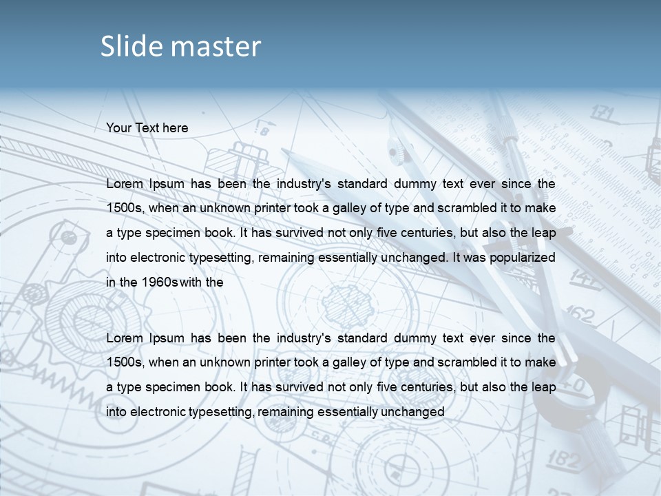 Engineering Tool Aggregate PowerPoint Template