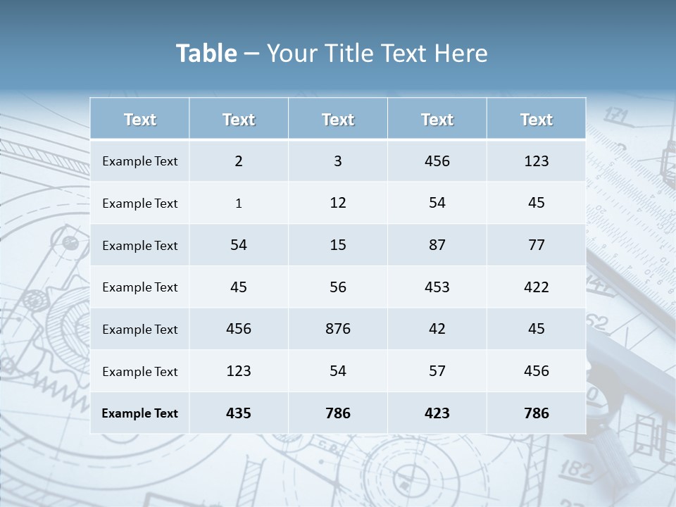 Engineering Tool Aggregate PowerPoint Template