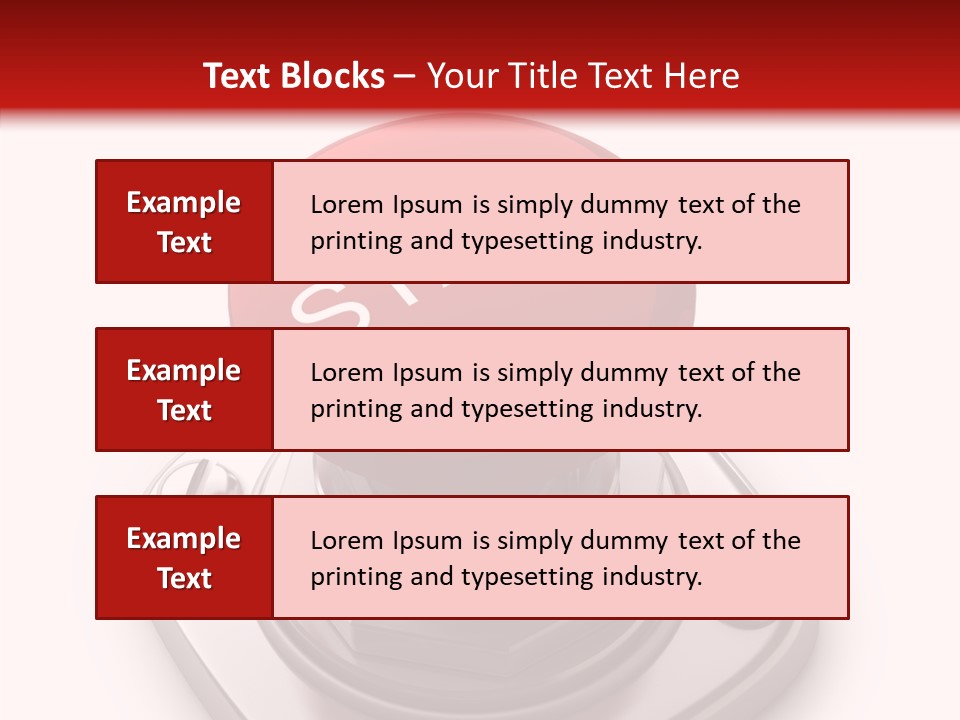 Icon Symbol Warning PowerPoint Template