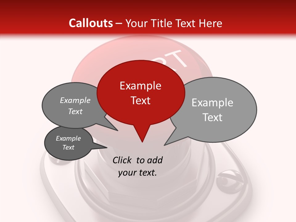Icon Symbol Warning PowerPoint Template