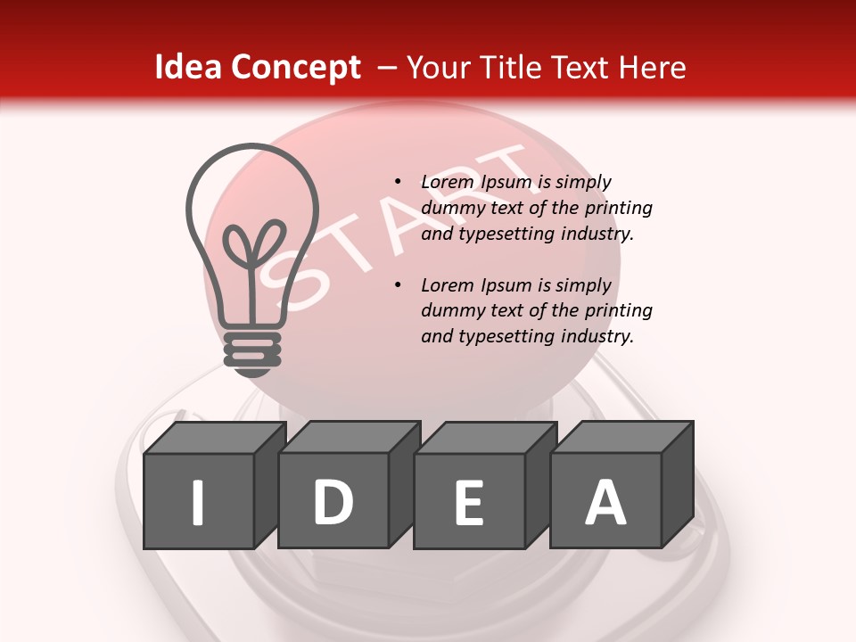 Icon Symbol Warning PowerPoint Template