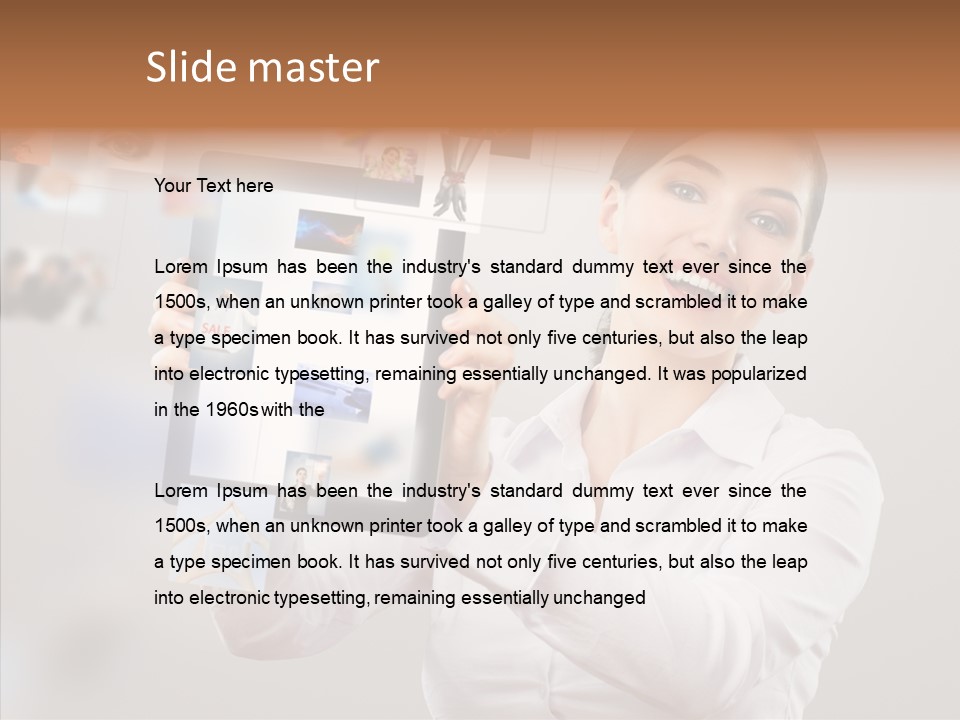 Press Support Worker PowerPoint Template