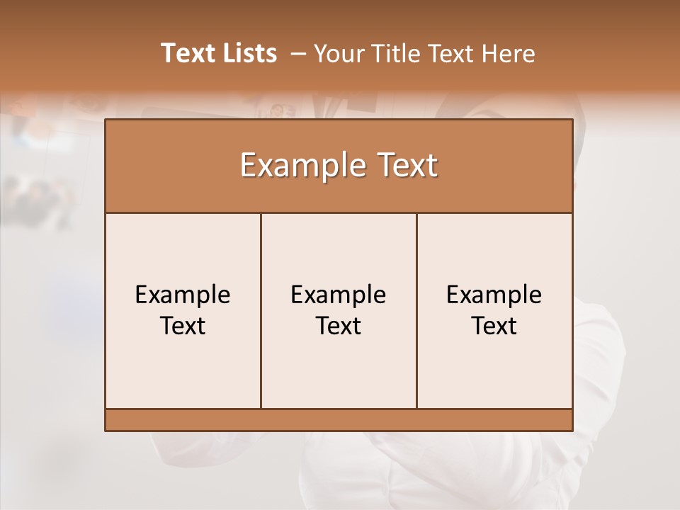 Press Support Worker PowerPoint Template