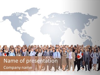 Business Reflection Light PowerPoint Template