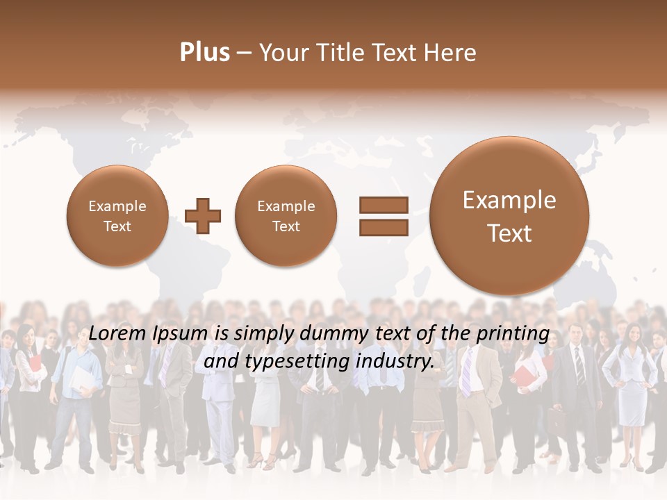 Business Reflection Light PowerPoint Template