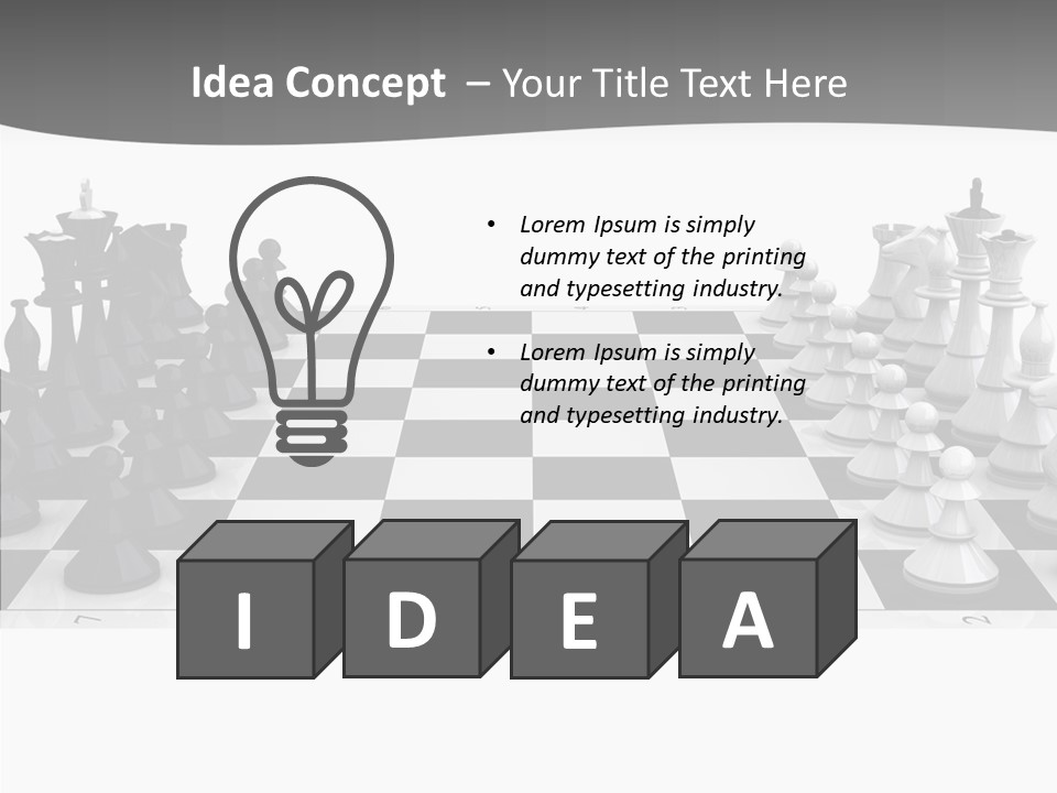 Intelligence Queen Competition PowerPoint Template