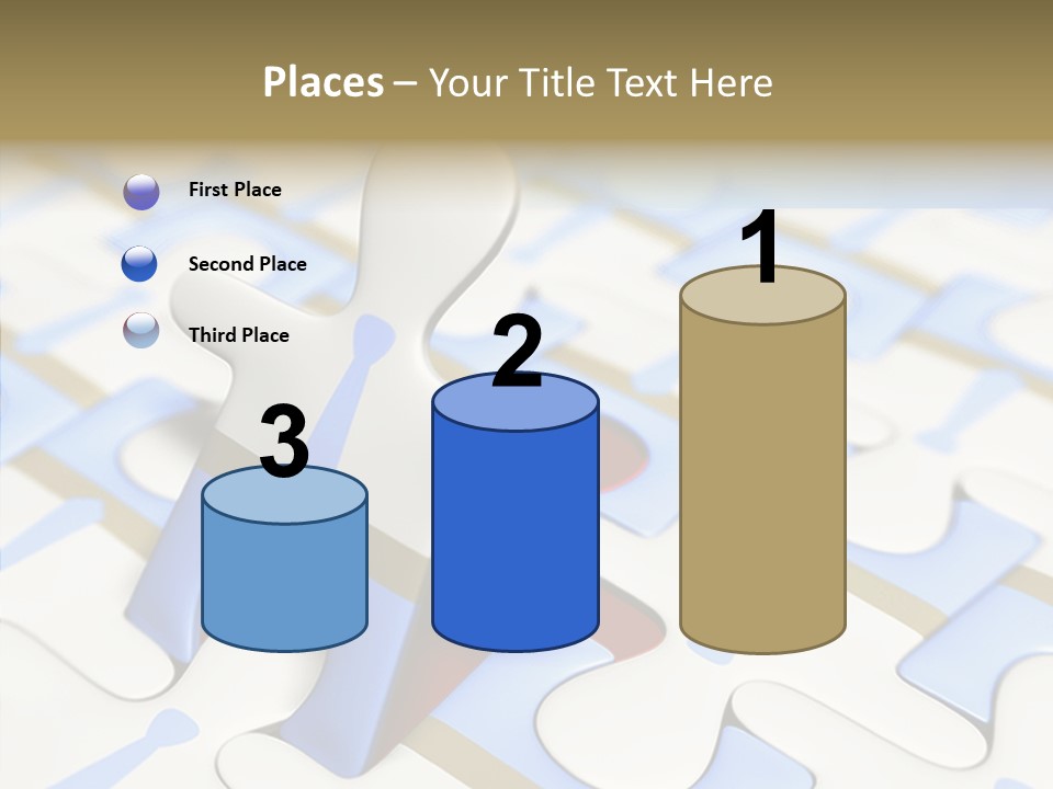 Solution Togetherness Puzzle PowerPoint Template