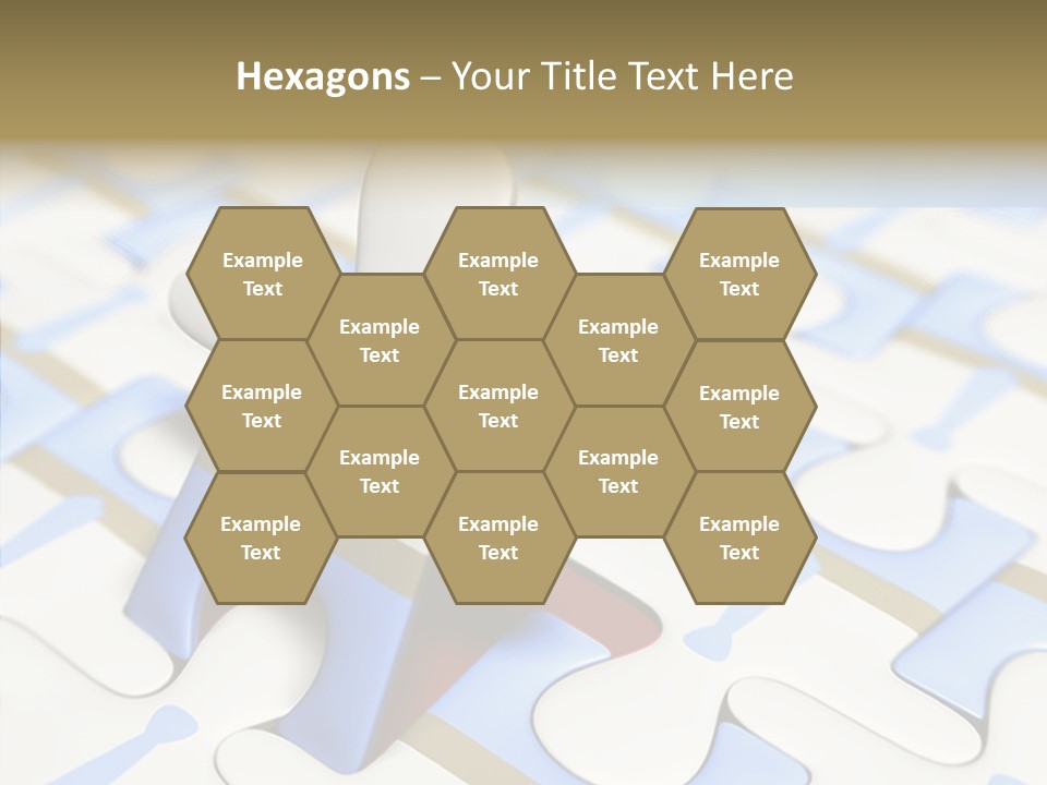 Solution Togetherness Puzzle PowerPoint Template