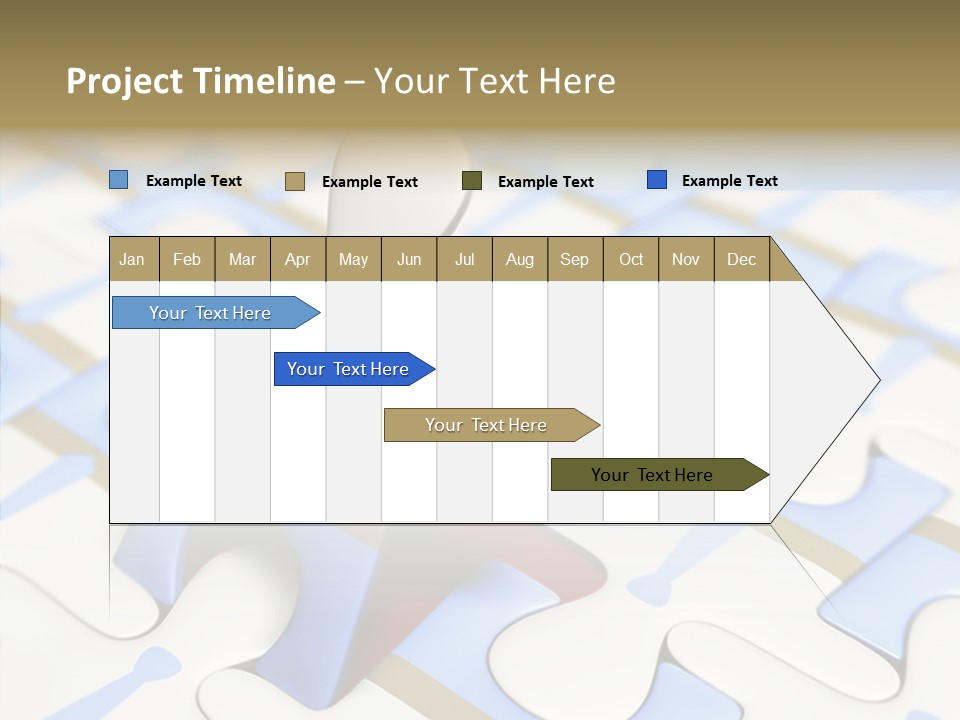 Solution Togetherness Puzzle PowerPoint Template