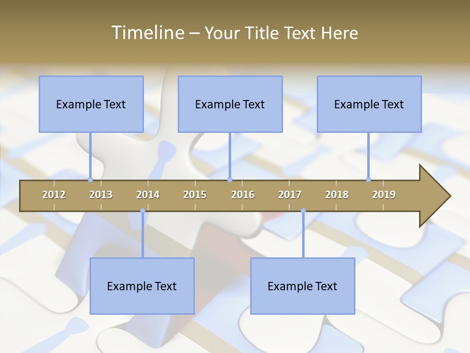 Solution Togetherness Puzzle PowerPoint Template