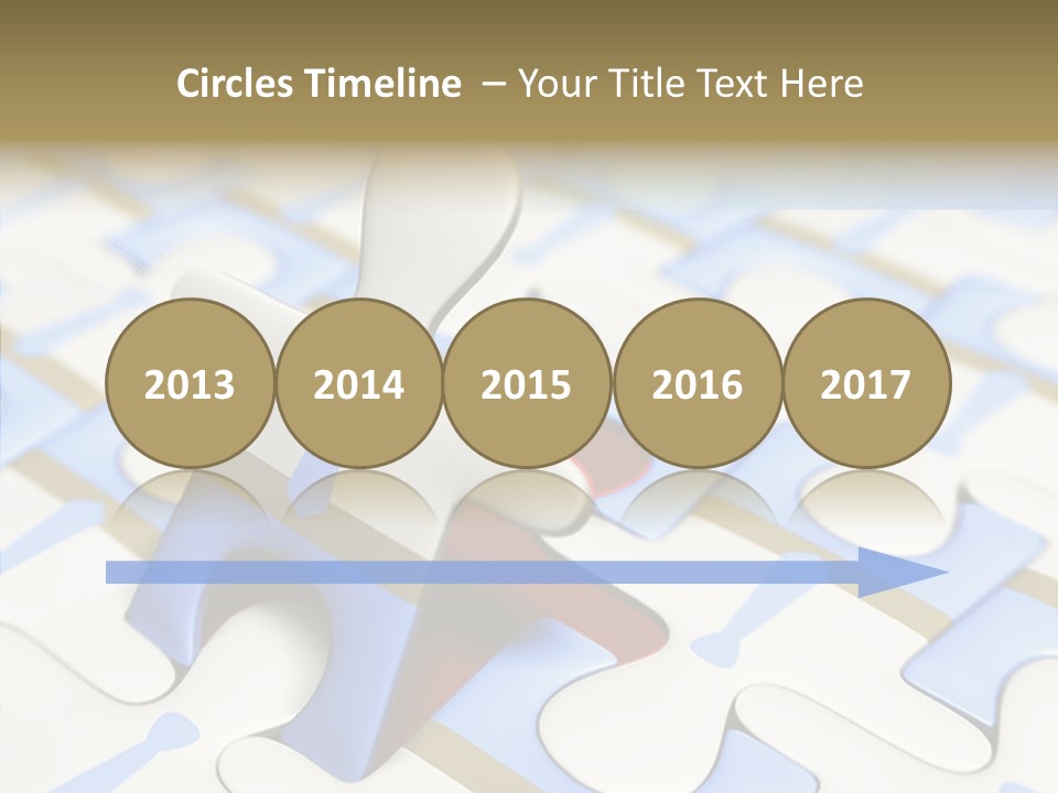 Solution Togetherness Puzzle PowerPoint Template