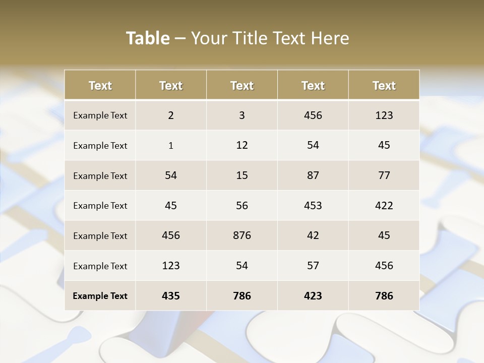 Solution Togetherness Puzzle PowerPoint Template