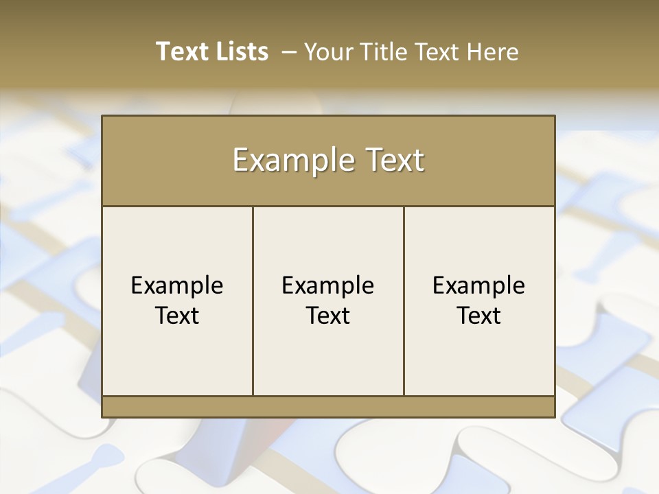 Solution Togetherness Puzzle PowerPoint Template