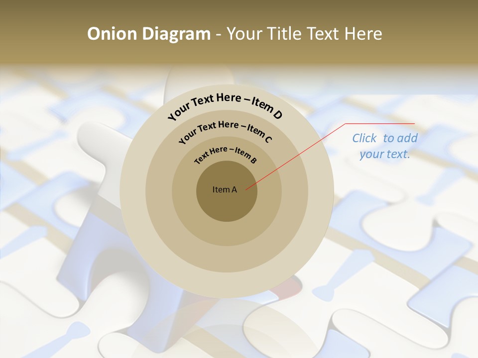 Solution Togetherness Puzzle PowerPoint Template