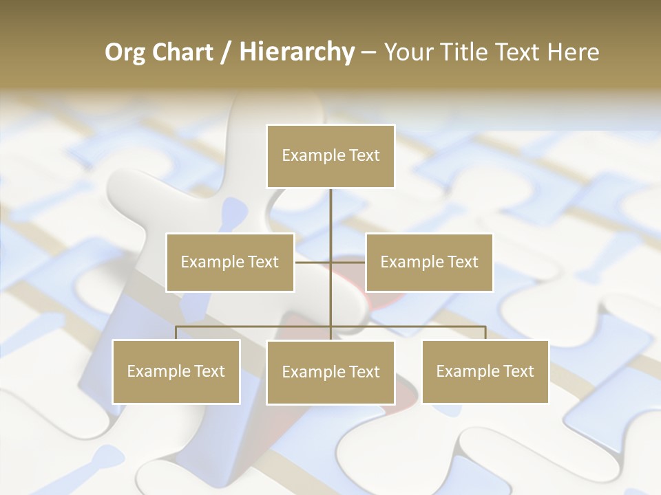 Solution Togetherness Puzzle PowerPoint Template