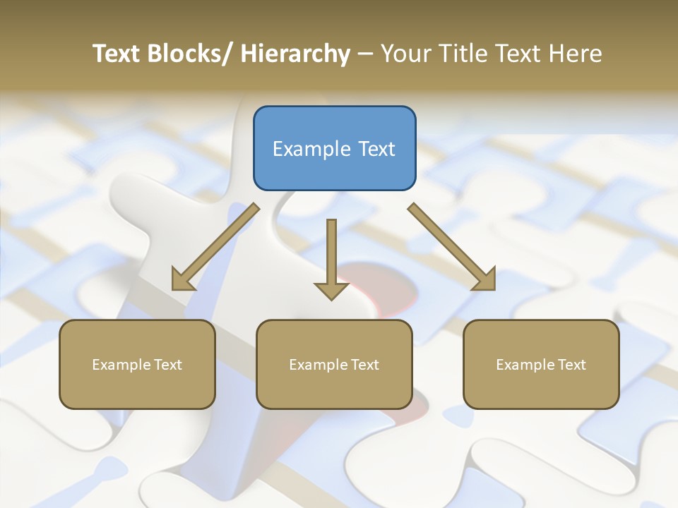 Solution Togetherness Puzzle PowerPoint Template