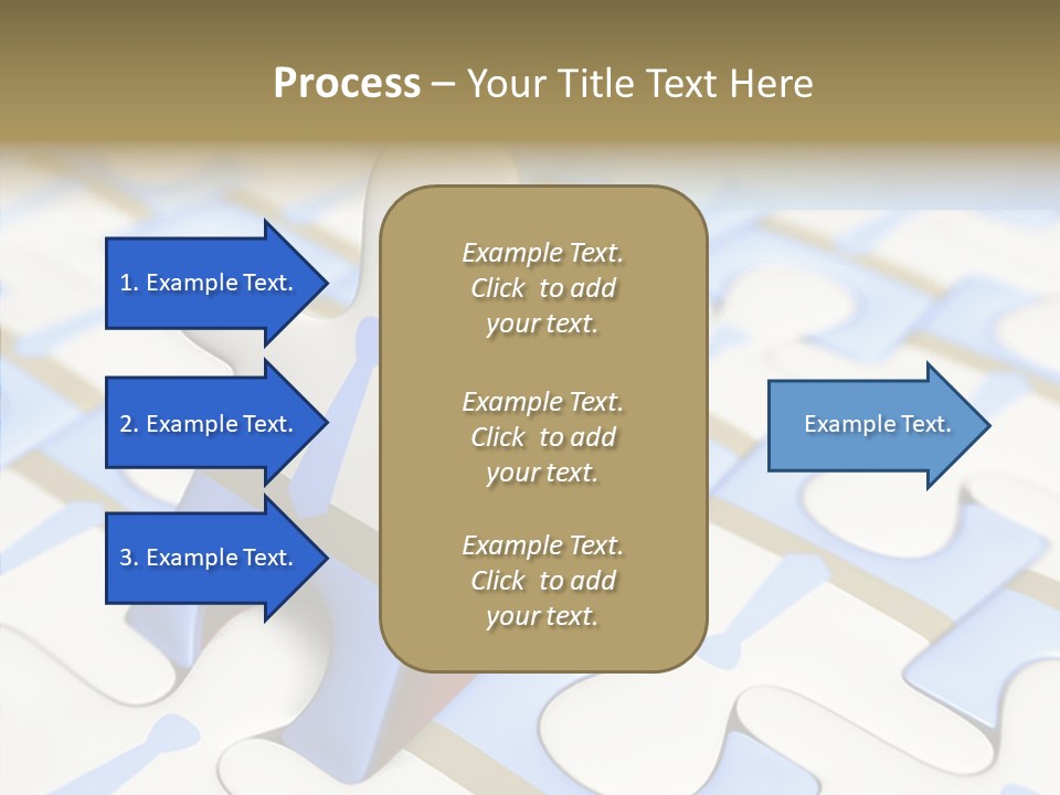 Solution Togetherness Puzzle PowerPoint Template