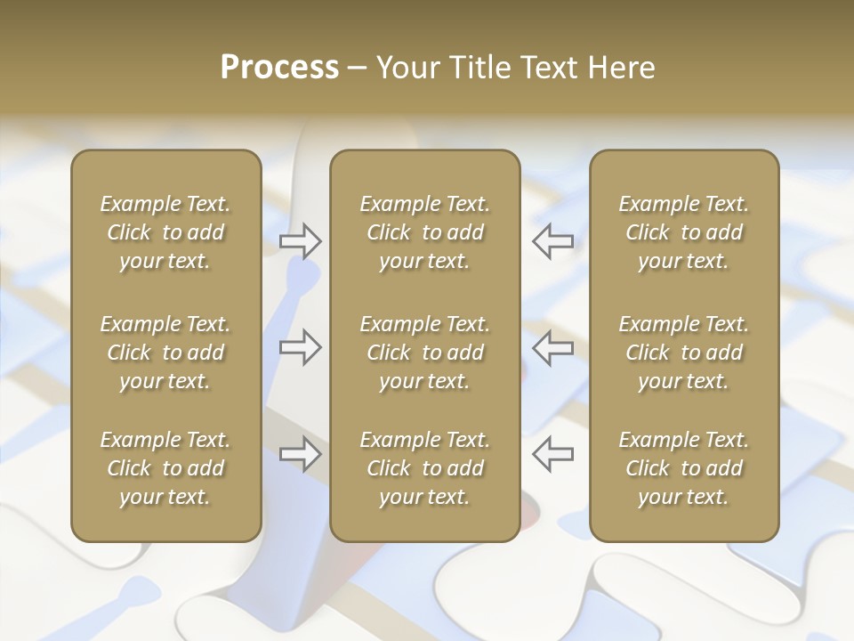 Solution Togetherness Puzzle PowerPoint Template