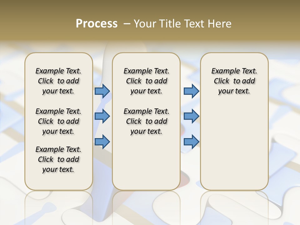 Solution Togetherness Puzzle PowerPoint Template