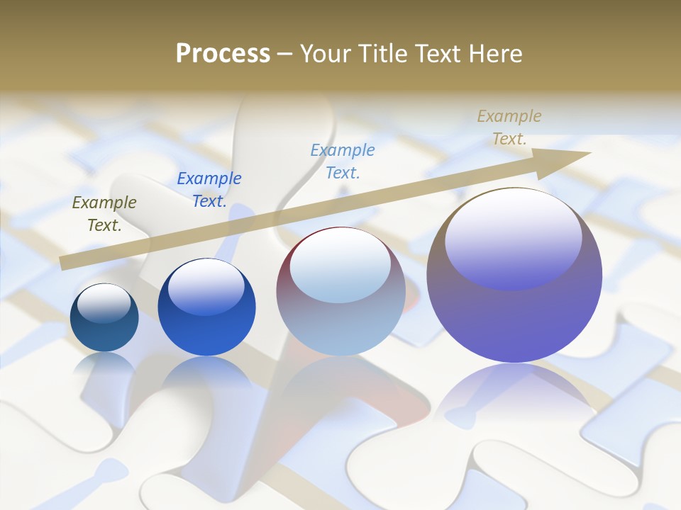 Solution Togetherness Puzzle PowerPoint Template