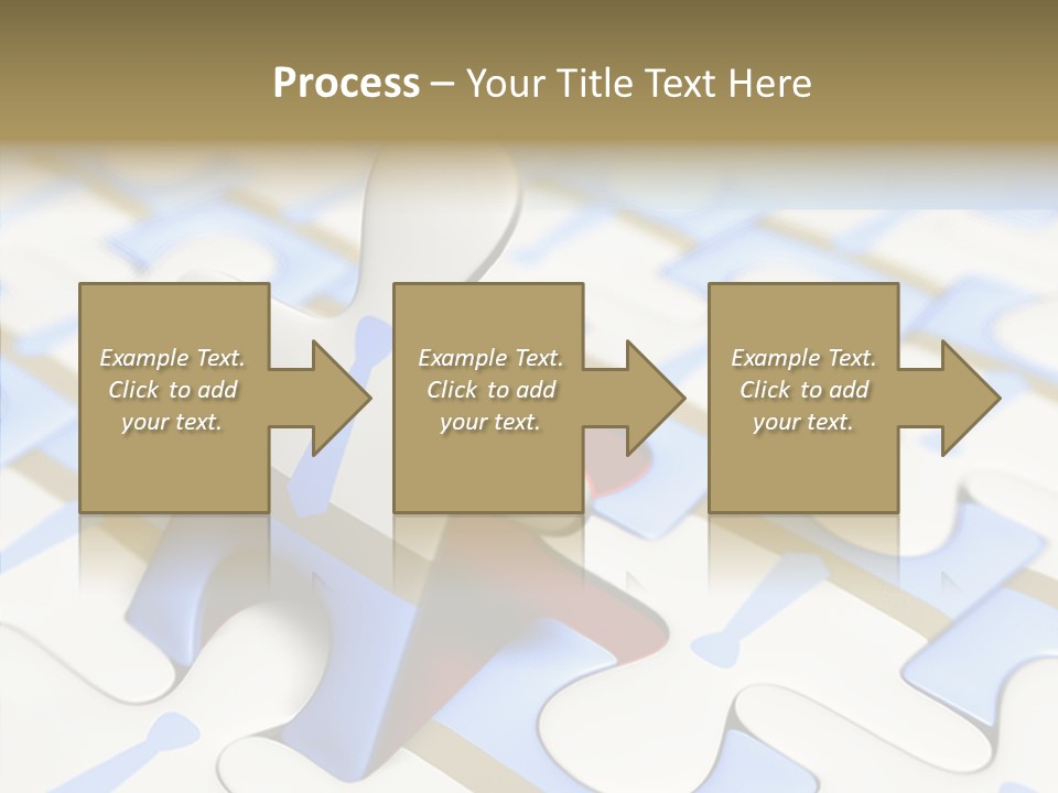 Solution Togetherness Puzzle PowerPoint Template