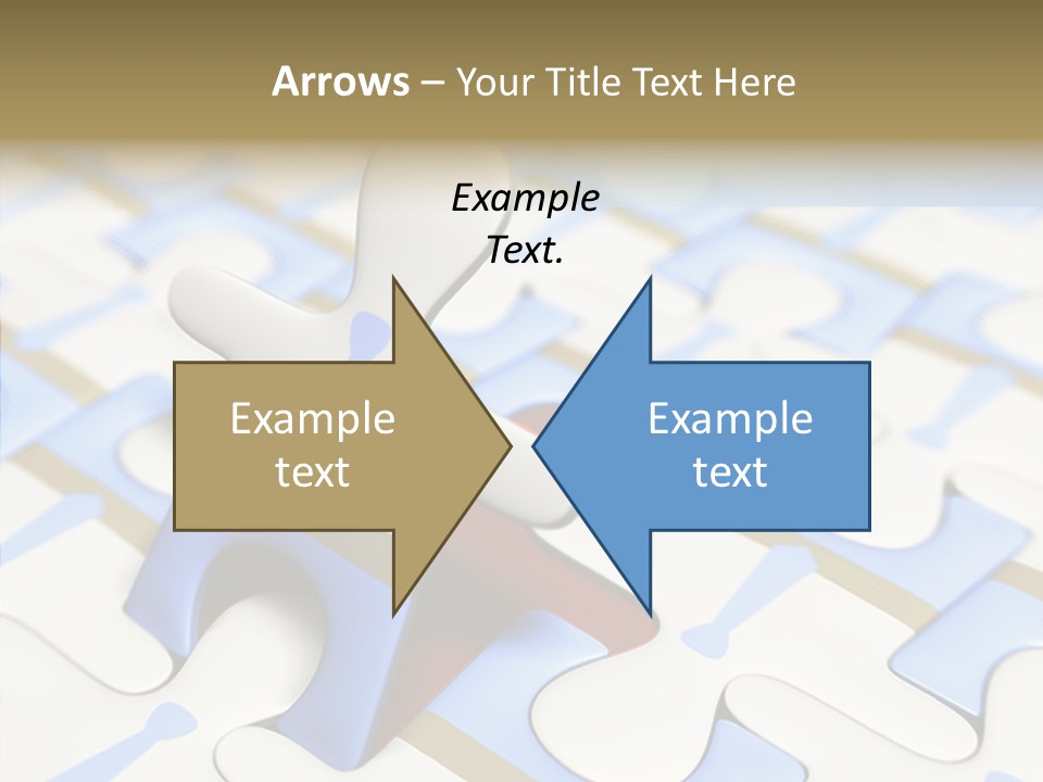 Solution Togetherness Puzzle PowerPoint Template