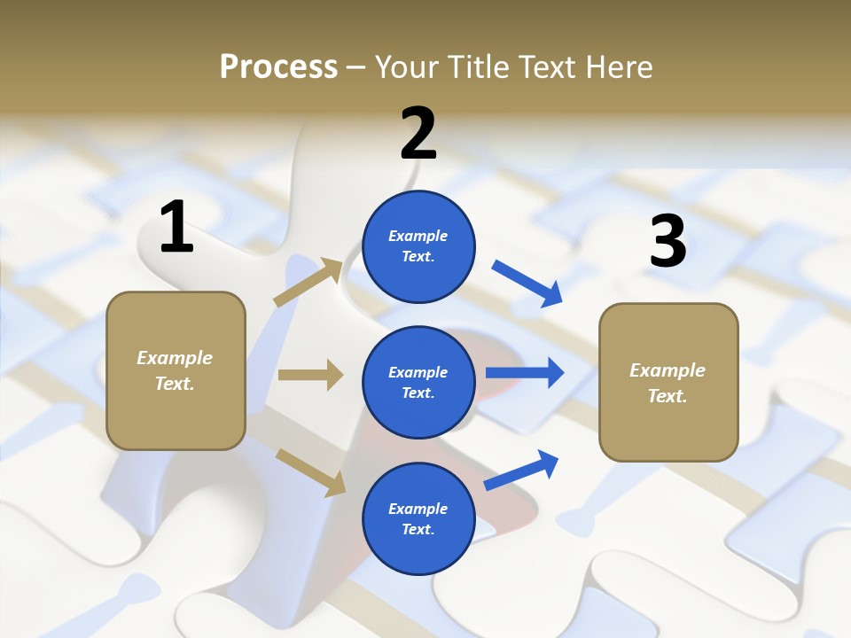 Solution Togetherness Puzzle PowerPoint Template