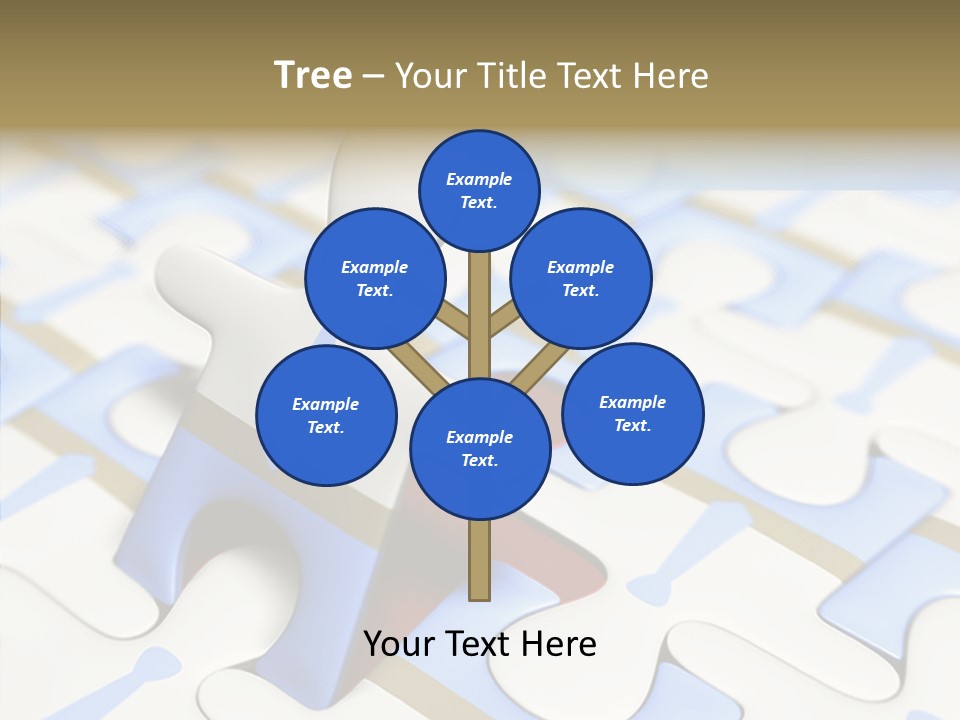 Solution Togetherness Puzzle PowerPoint Template
