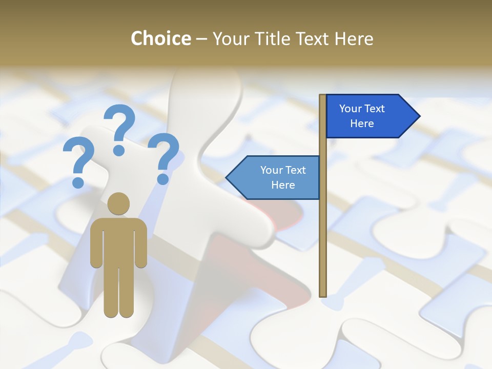 Solution Togetherness Puzzle PowerPoint Template