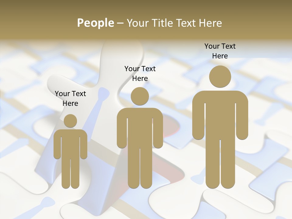 Solution Togetherness Puzzle PowerPoint Template