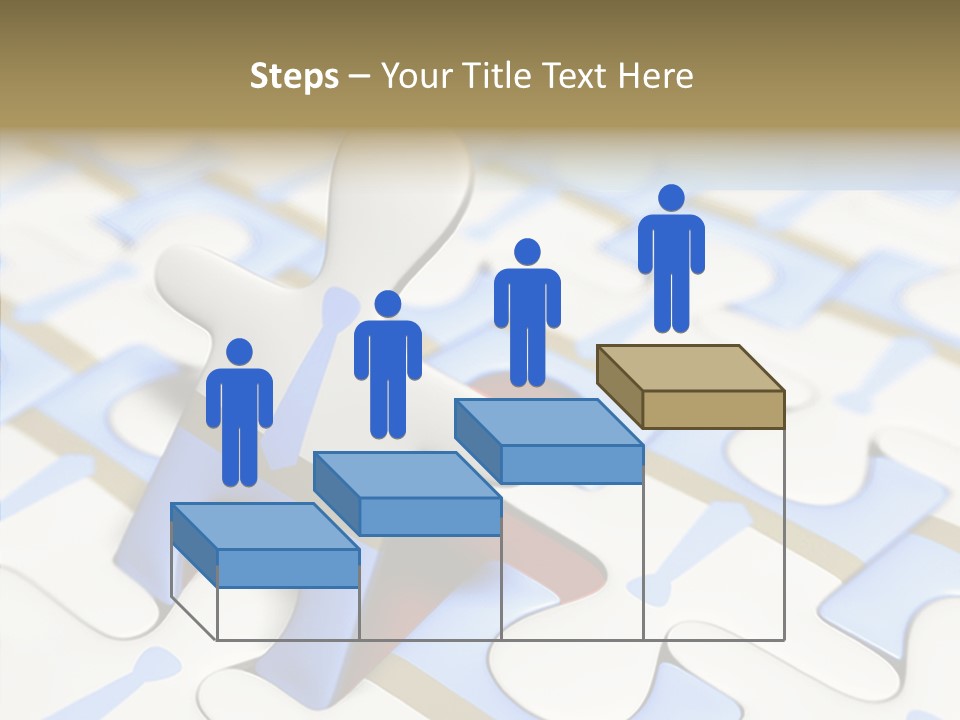 Solution Togetherness Puzzle PowerPoint Template